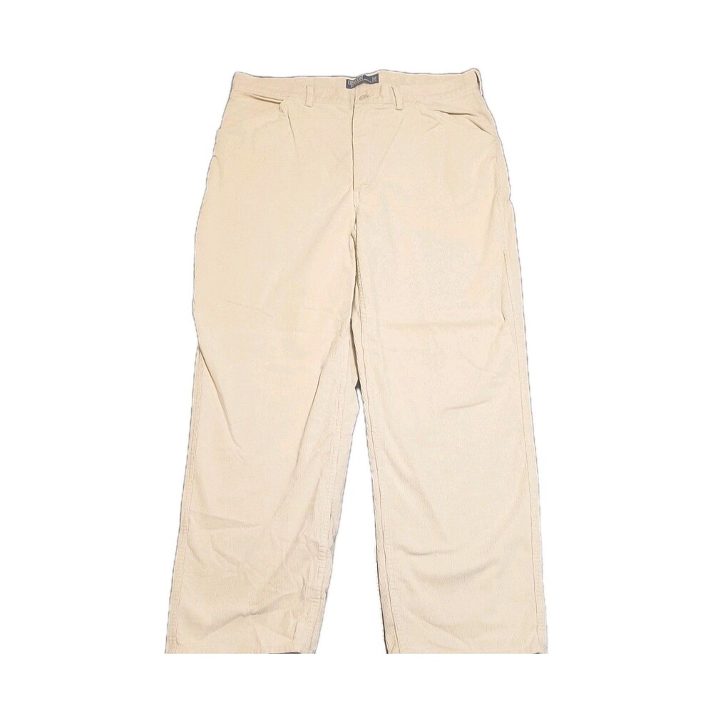 EXCELLENT Polo Ralph Lauren Beige Corduroy Cotton Cargo Straight Leg Men's Pants